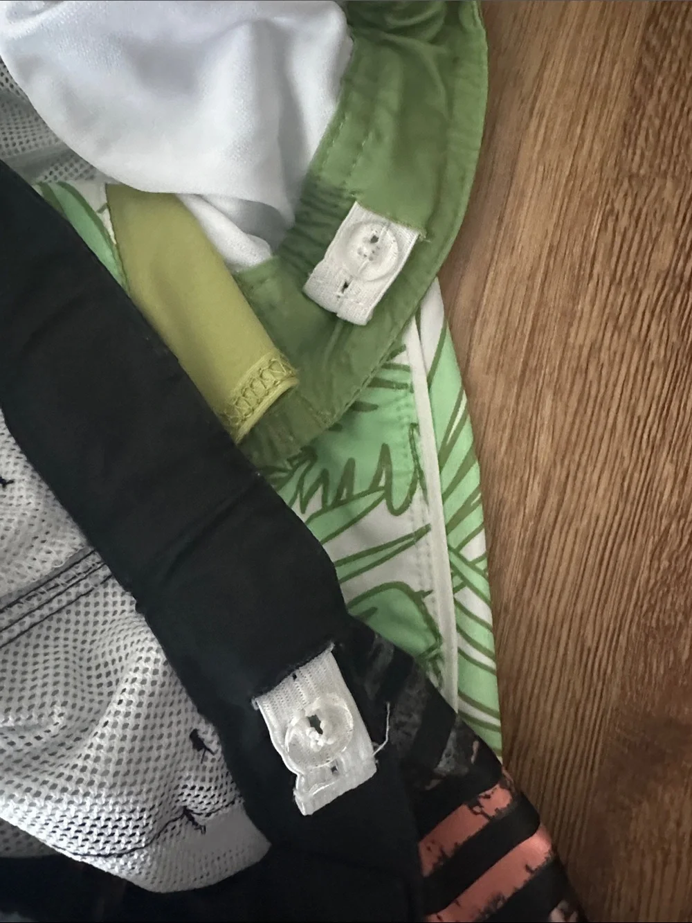 2 art class size 8, adjustable waist swim trunks